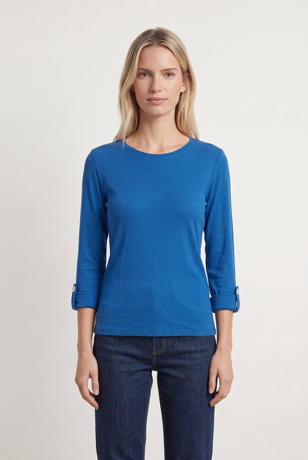 Tee-shirt Bleu - Taille M/38 de la marque Caroll | PARAD110792 - Vendu par Paradigme - Image 1