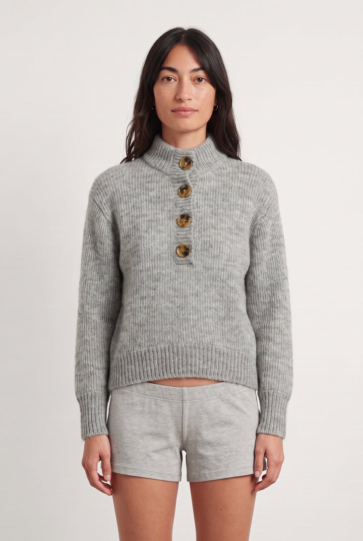 Pull Gris - Taille XS/34 de la marque Petite Mendigote | PARAD110825 - Vendu par Paradigme - Image 1