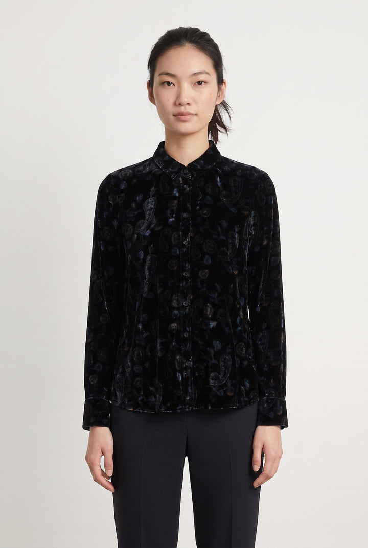 Chemise Noire - Taille XS/34 de la marque IKKS | PARAD110826 - Vendu par Paradigme - Image 1