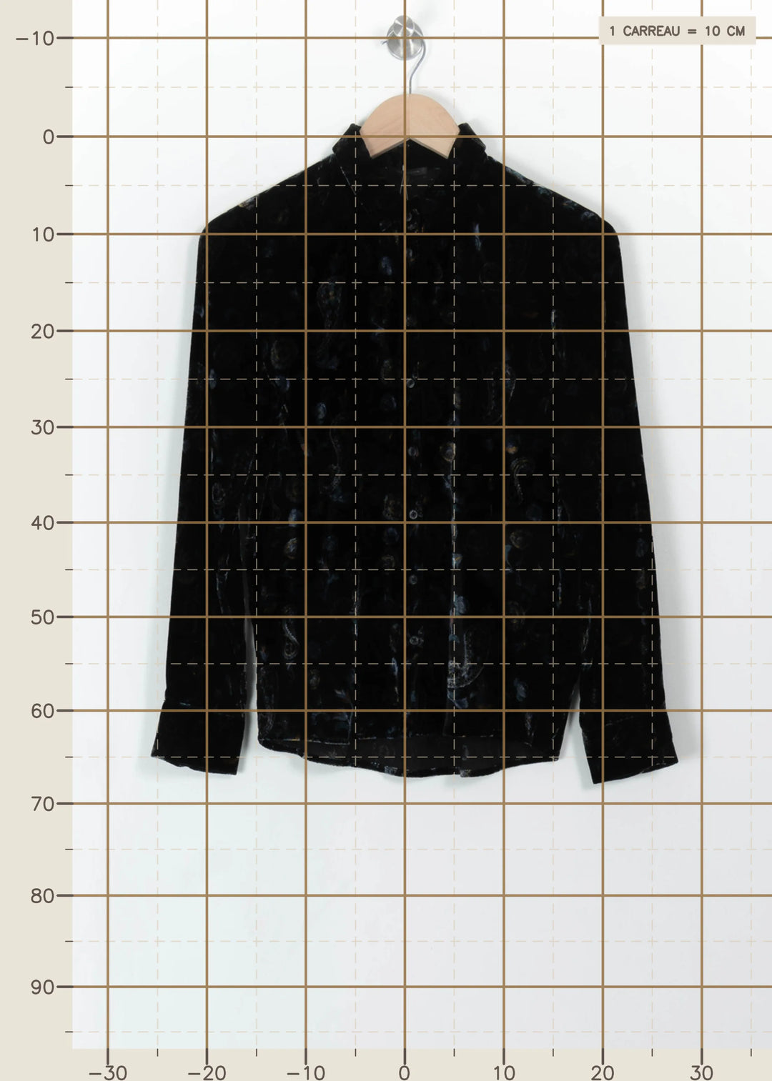 Chemise Noire - Taille XS/34 de la marque IKKS | PARAD110826 - Vendu par Paradigme - Image 4