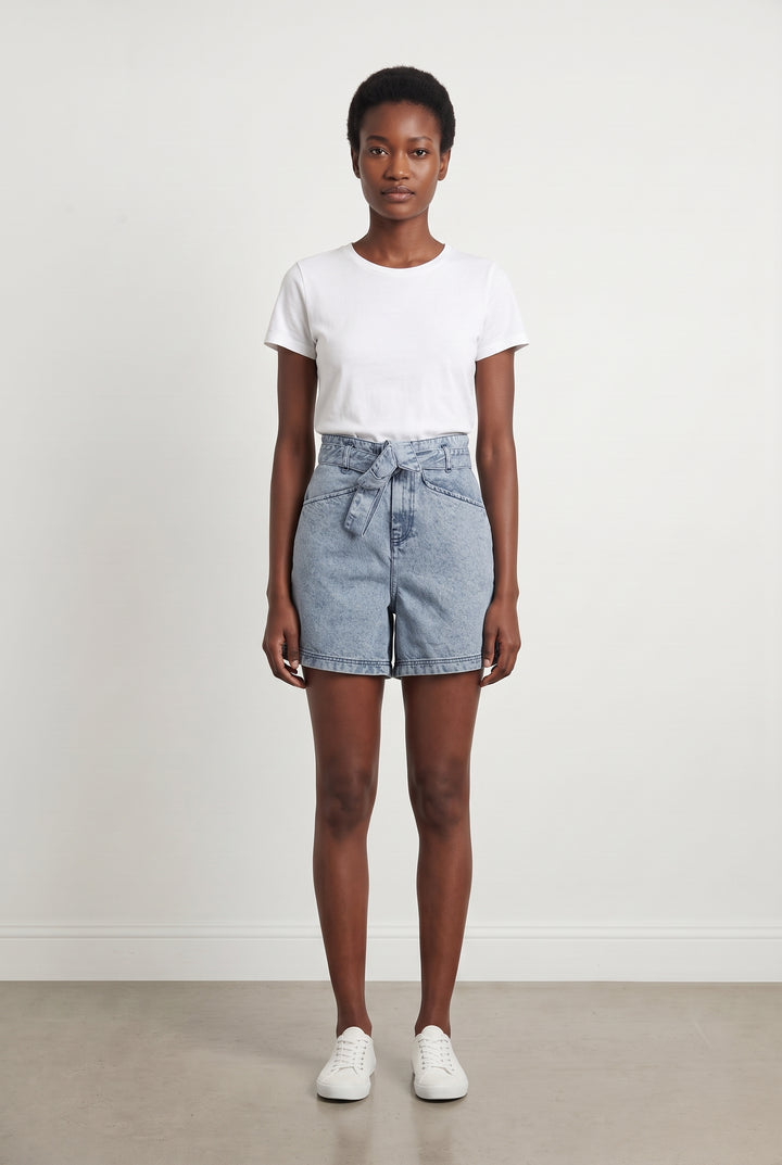 Short en Jean Bleu - Taille XS/34 de la marque Des petits hauts | PARAD110828 - Vendu par Paradigme - Image 1