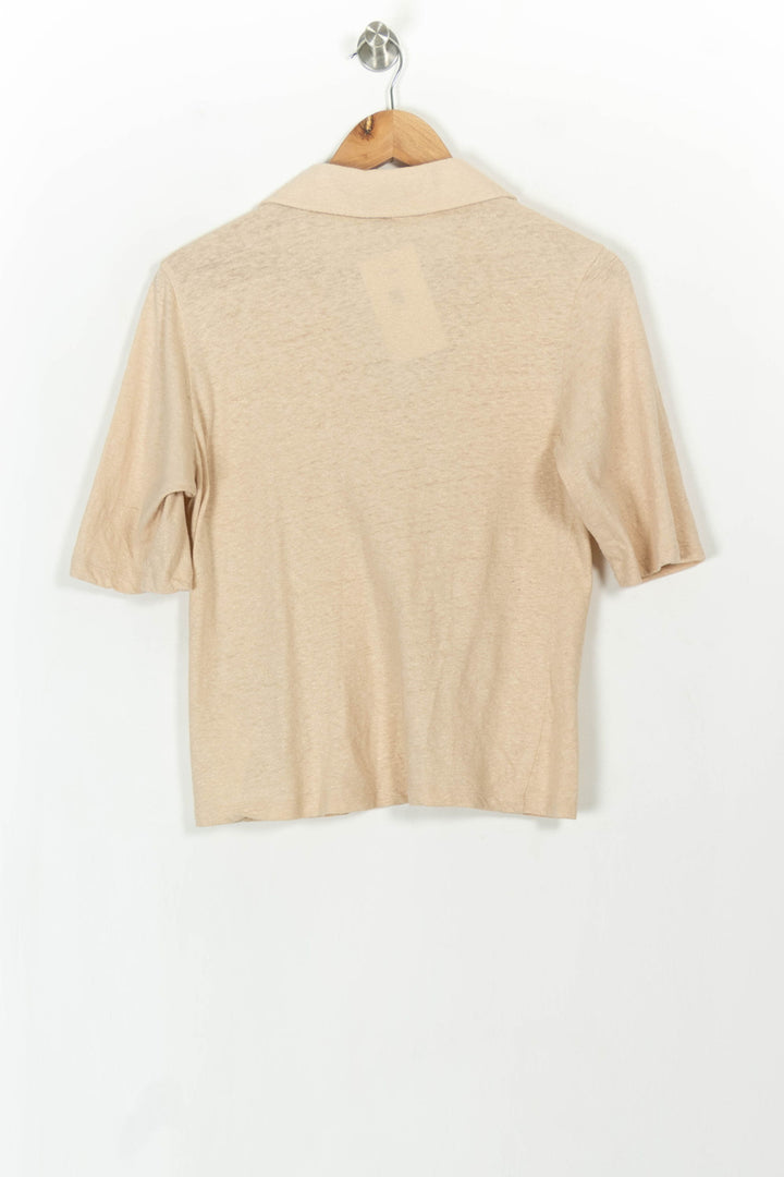Chemisette Beige - Taille S/36 de la marque Caroll | PARAD110829 - Vendu par Paradigme - Image 5