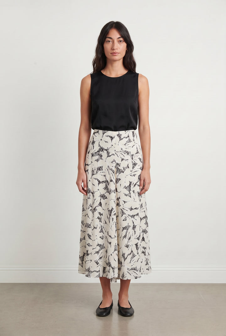 Jupe Longue Blanche et Noire - Taille S/36 de la marque Comptoir des Cotonniers | PARAD110830 - Vendu par Paradigme - Image 1