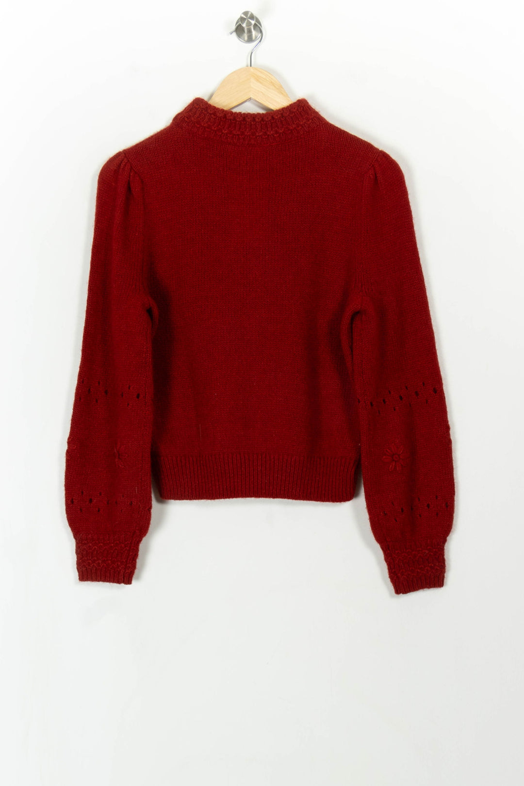 Pull Rouge - Taille XS/34 de la marque Petite Mendigote | PARAD110832 - Vendu par Paradigme - Image 5