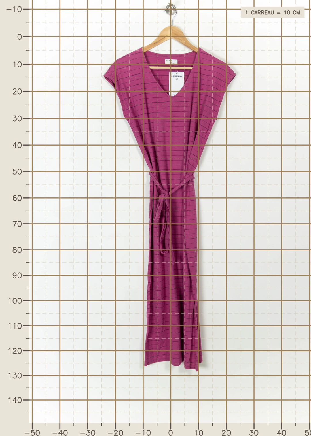 Robe Longue Rose - Taille S/36 de la marque Des petits hauts | PARAD110833 - Vendu par Paradigme - Image 4