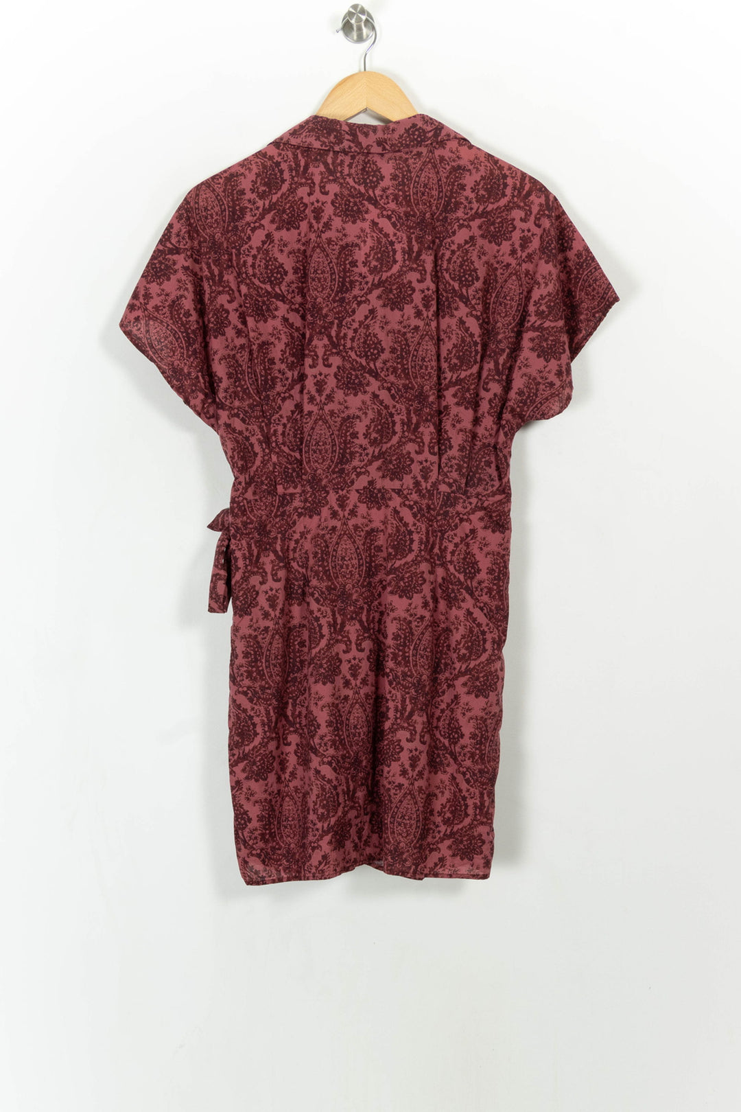 Robe Chemise Bordeaux - Taille L/40 de la marque Caroll | PARAD110854 - Vendu par Paradigme - Image 5
