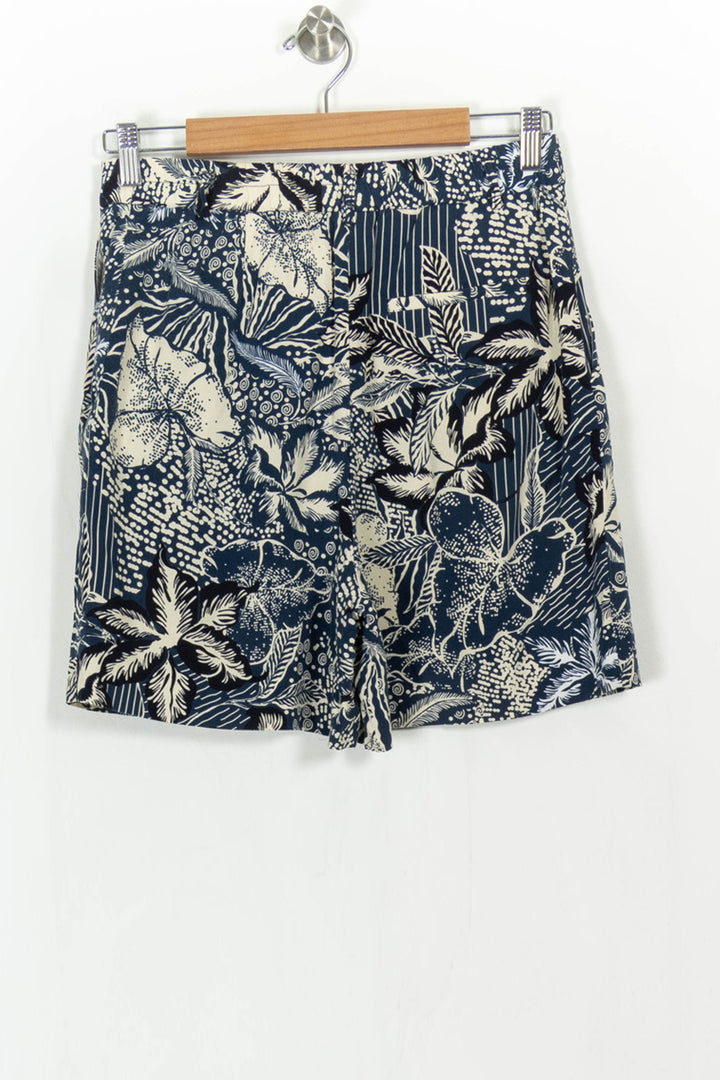 Short Bleu et Beige - Taille M/38 de la marque Caroll | PARAD110855 - Vendu par Paradigme - Image 5