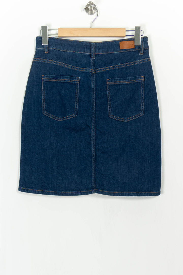 Jupe en Jean Bleue - Taille L/40 de la marque Caroll | PARAD110856 - Vendu par Paradigme - Image 5