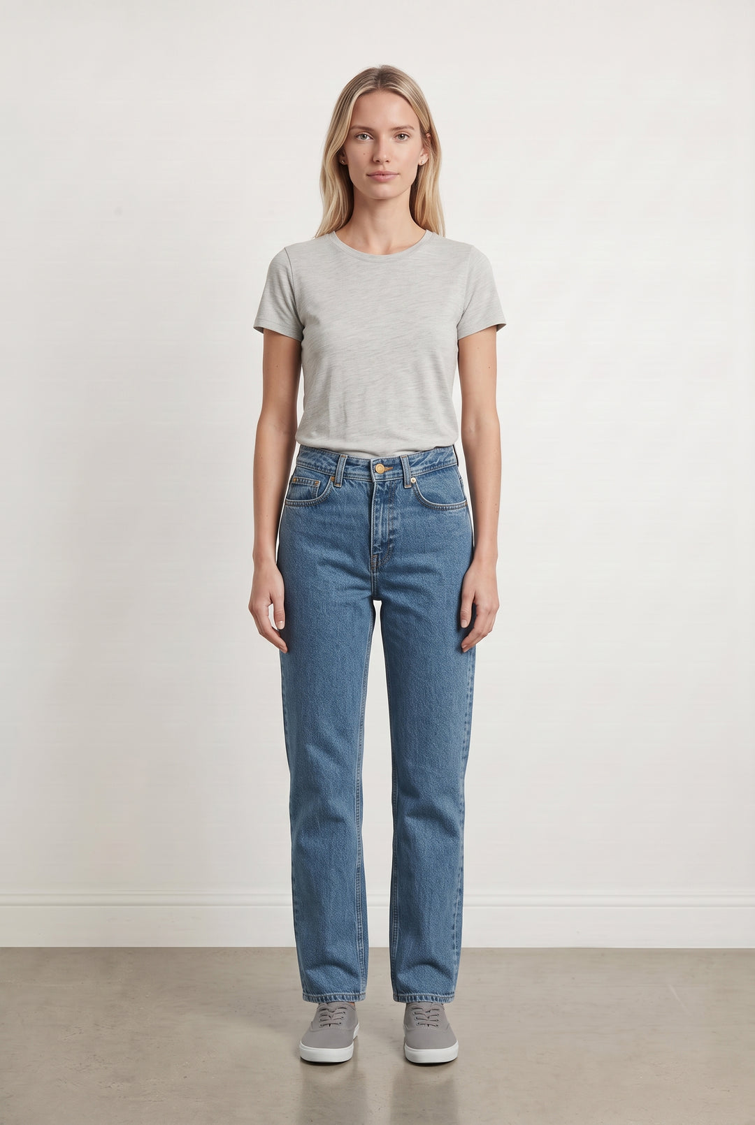Jean Droit Bleu - Taille XS/34 de la marque Petite Mendigote | PARAD110858 - Vendu par Paradigme - Image 1