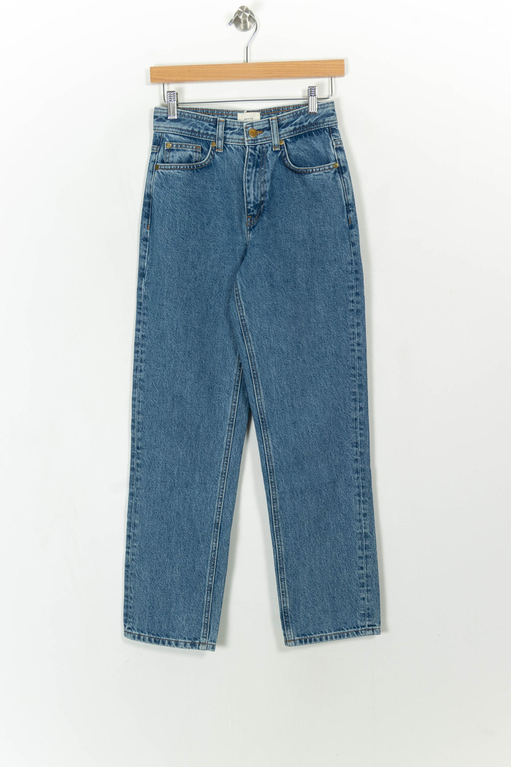 Jean Droit Bleu - Taille XS/34 de la marque Petite Mendigote | PARAD110858 - Vendu par Paradigme - Image 2