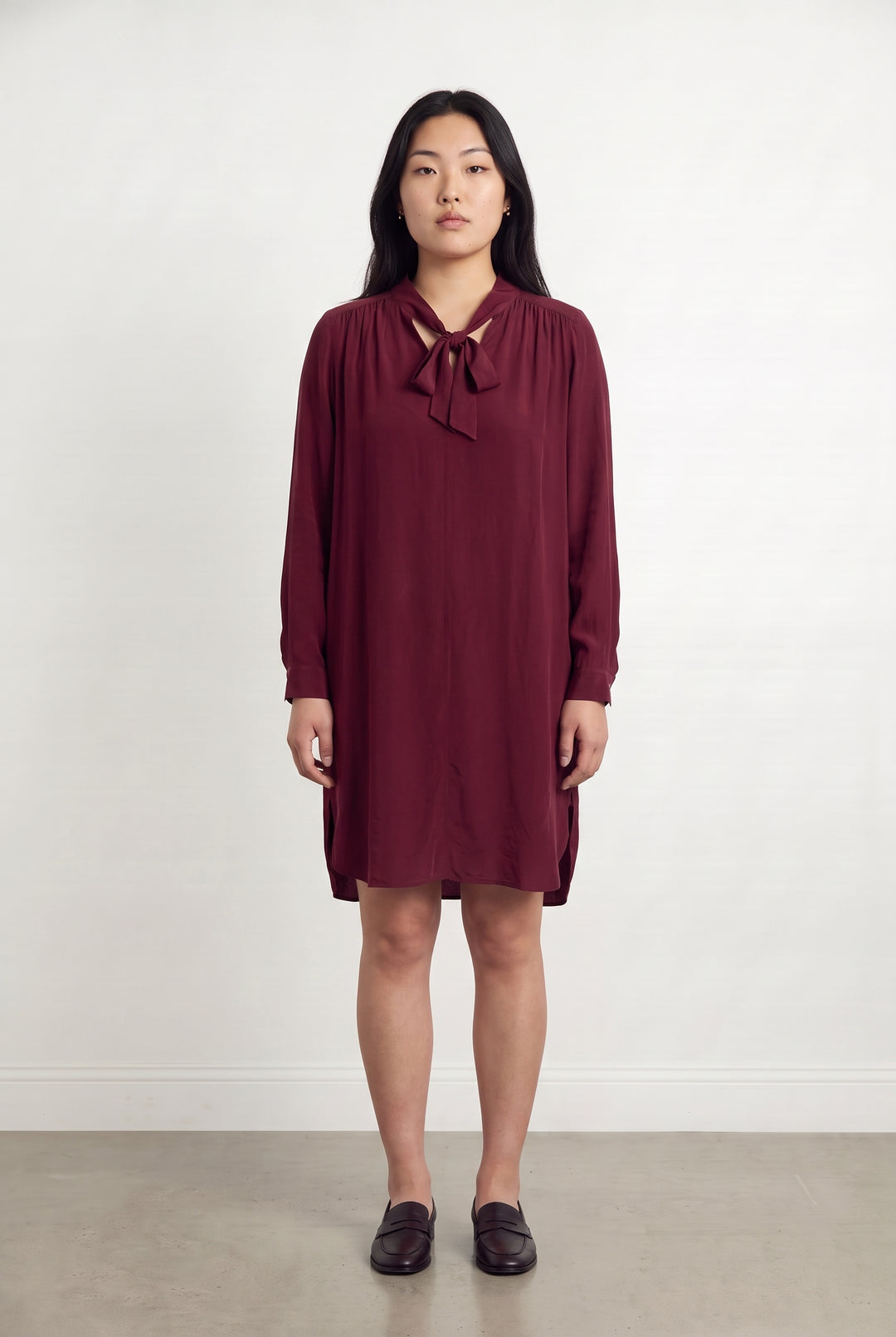 Robe Droite Bordeaux - Taille L/40 de la marque Vanessa Bruno - Athé | PARAD110859 - Vendu par Paradigme - Image 1