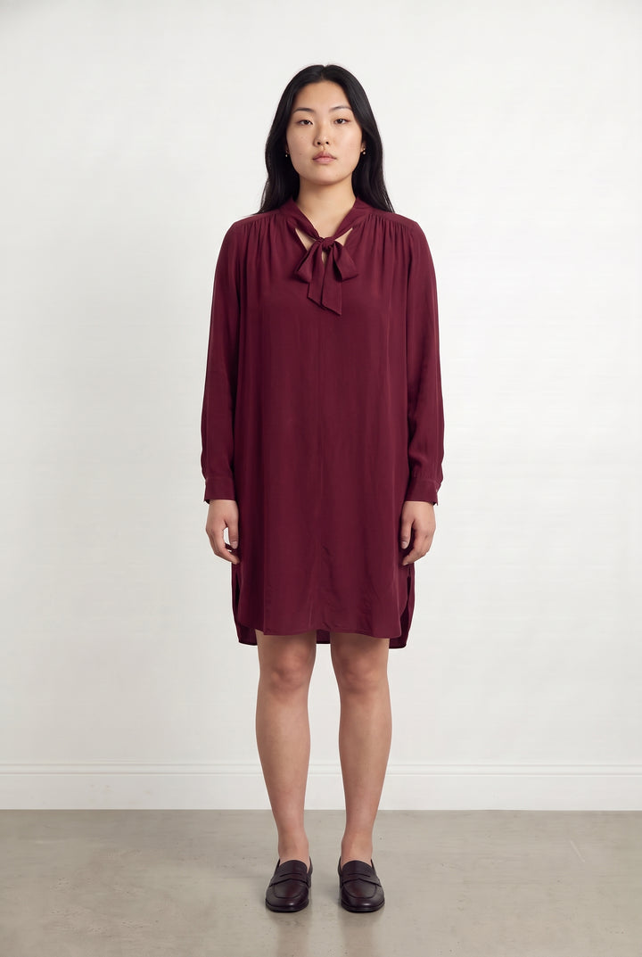 Robe Droite Bordeaux - Taille L/40 de la marque Vanessa Bruno - Athé | PARAD110859 - Vendu par Paradigme - Image 1