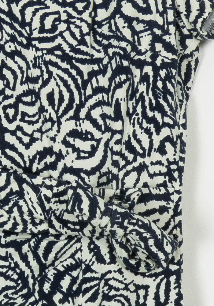 Robe Courte Bleu et Blanc - Taille L/40 de la marque Caroll | PARAD110860 - Vendu par Paradigme - Image 3