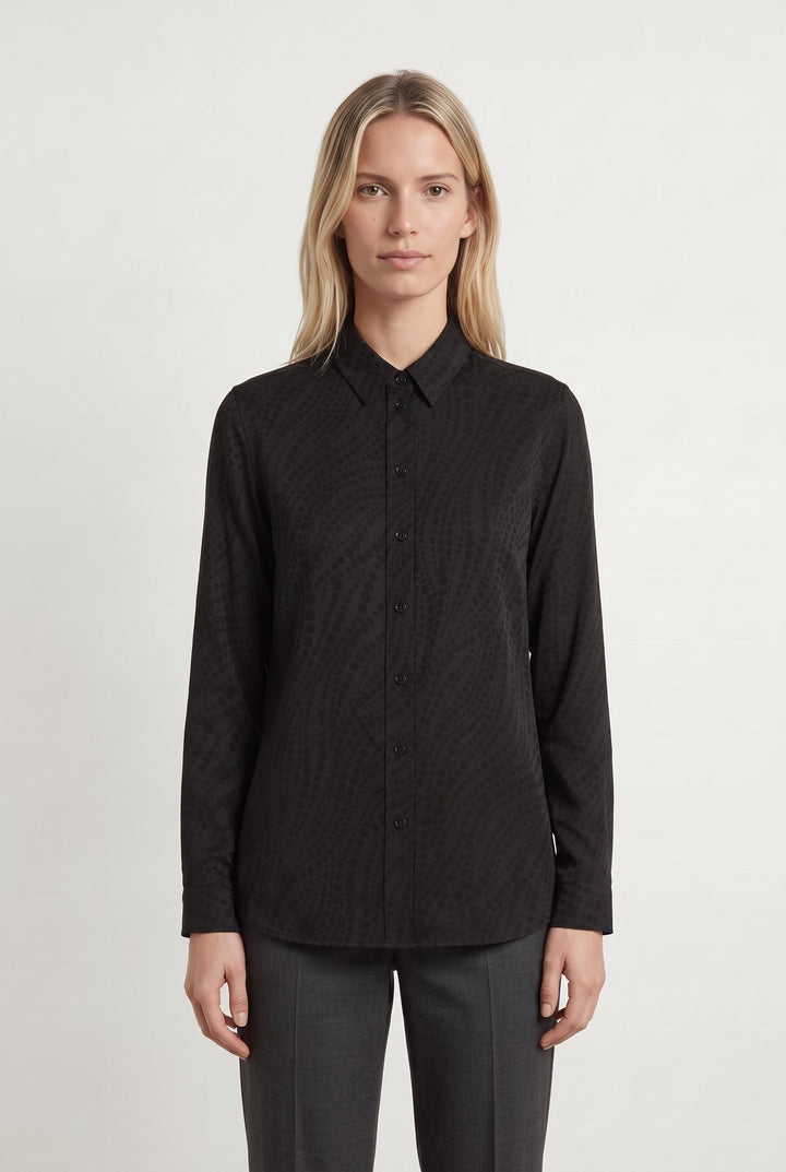 Chemisier Noire - Taille XS/34