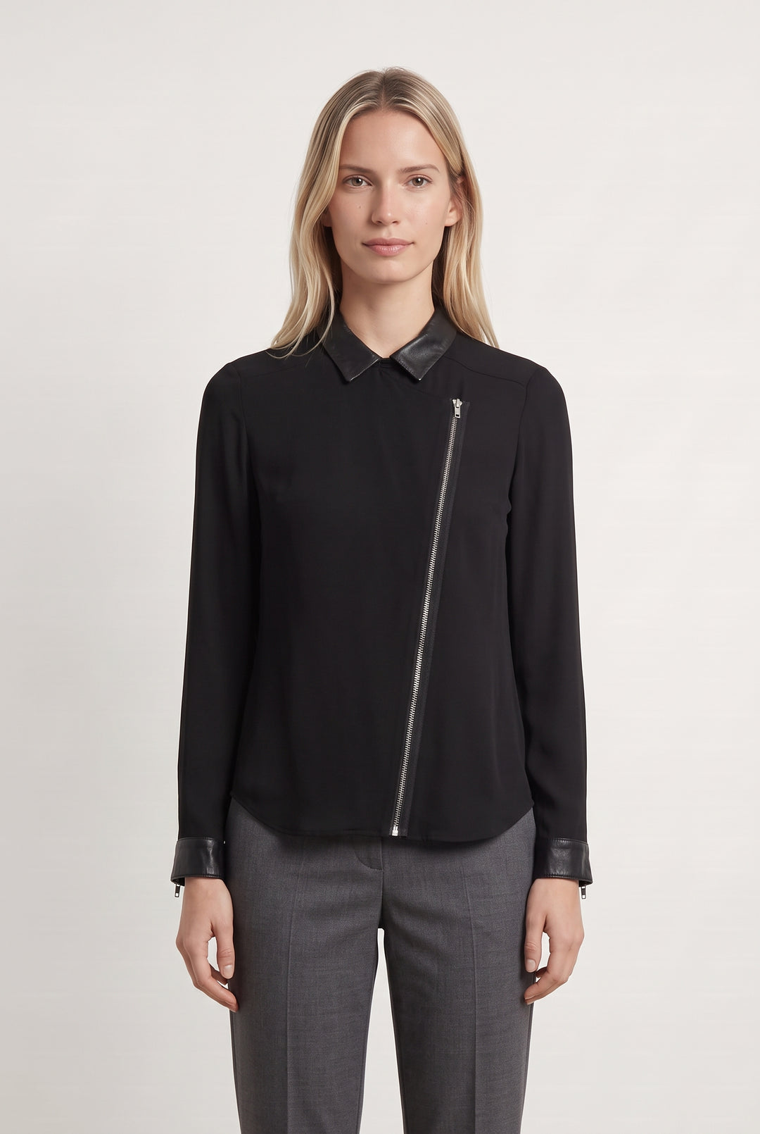 Chemisier Noire - Taille XS/34