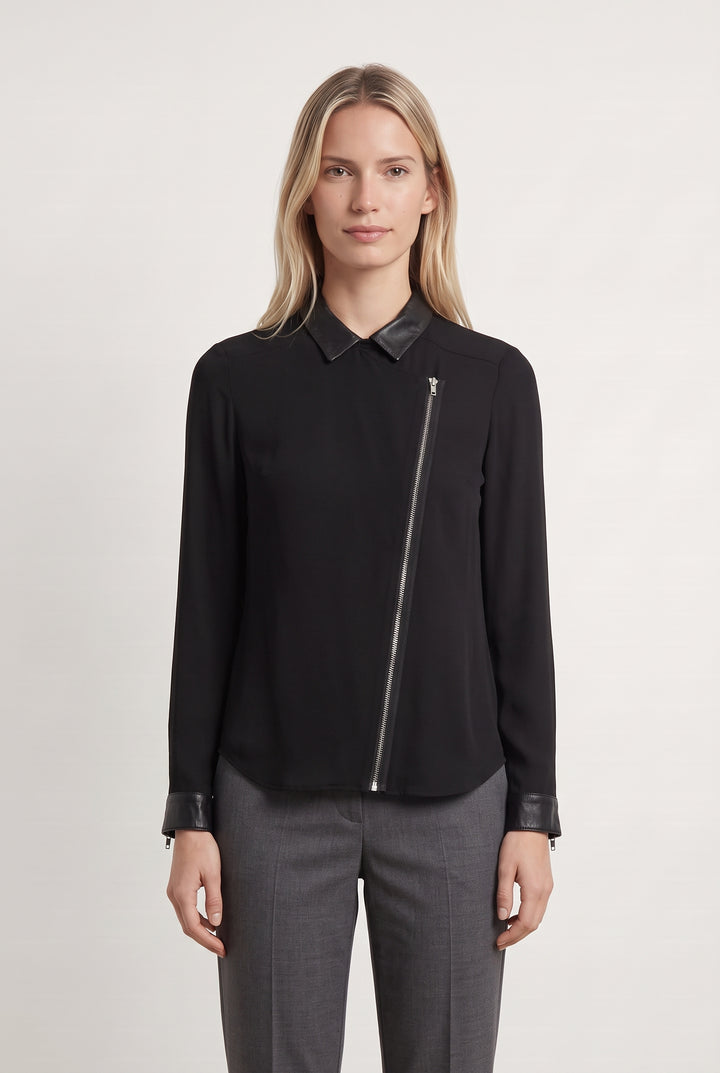 Chemisier Noire - Taille XS/34