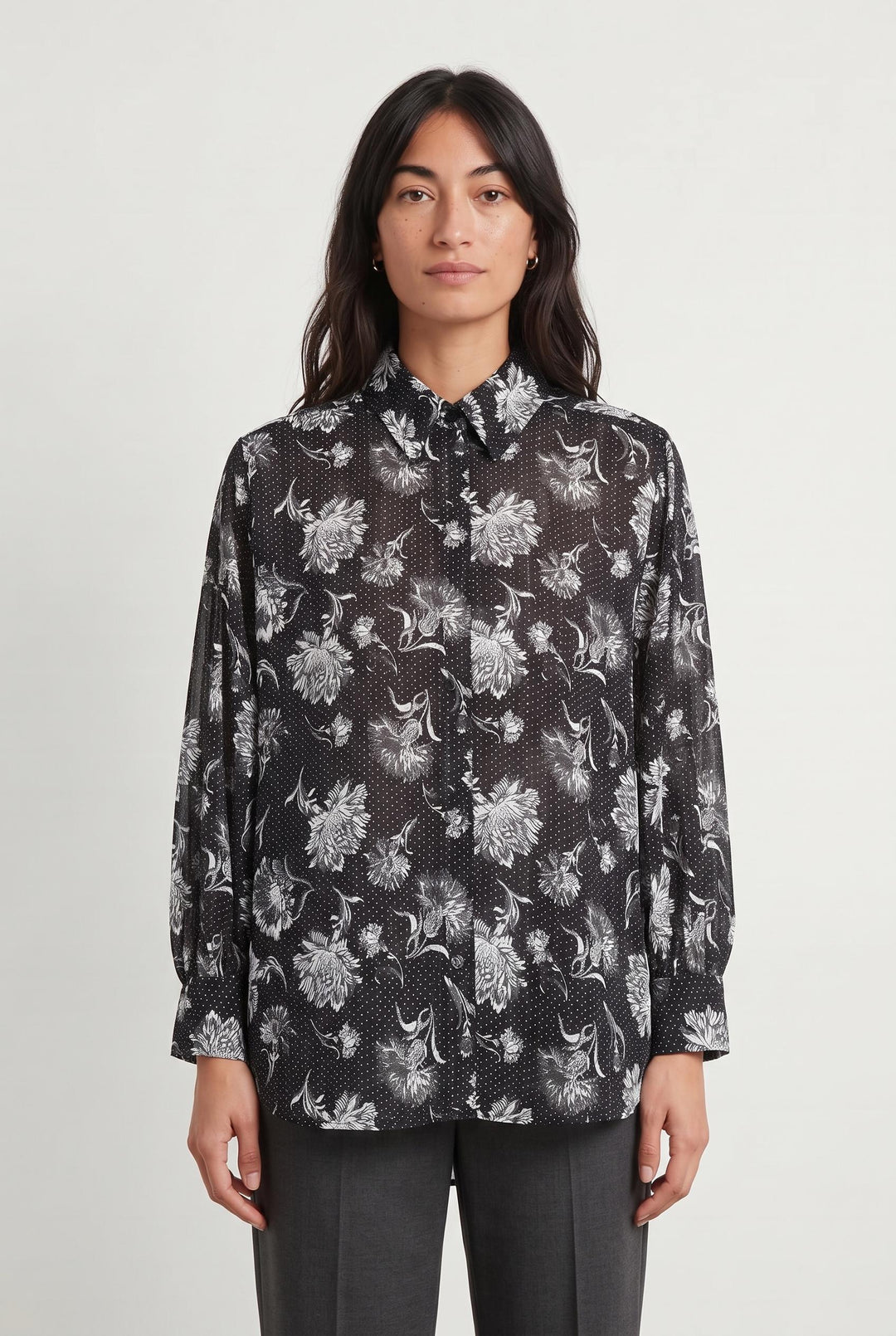 Chemisier Noire - Taille S/36
