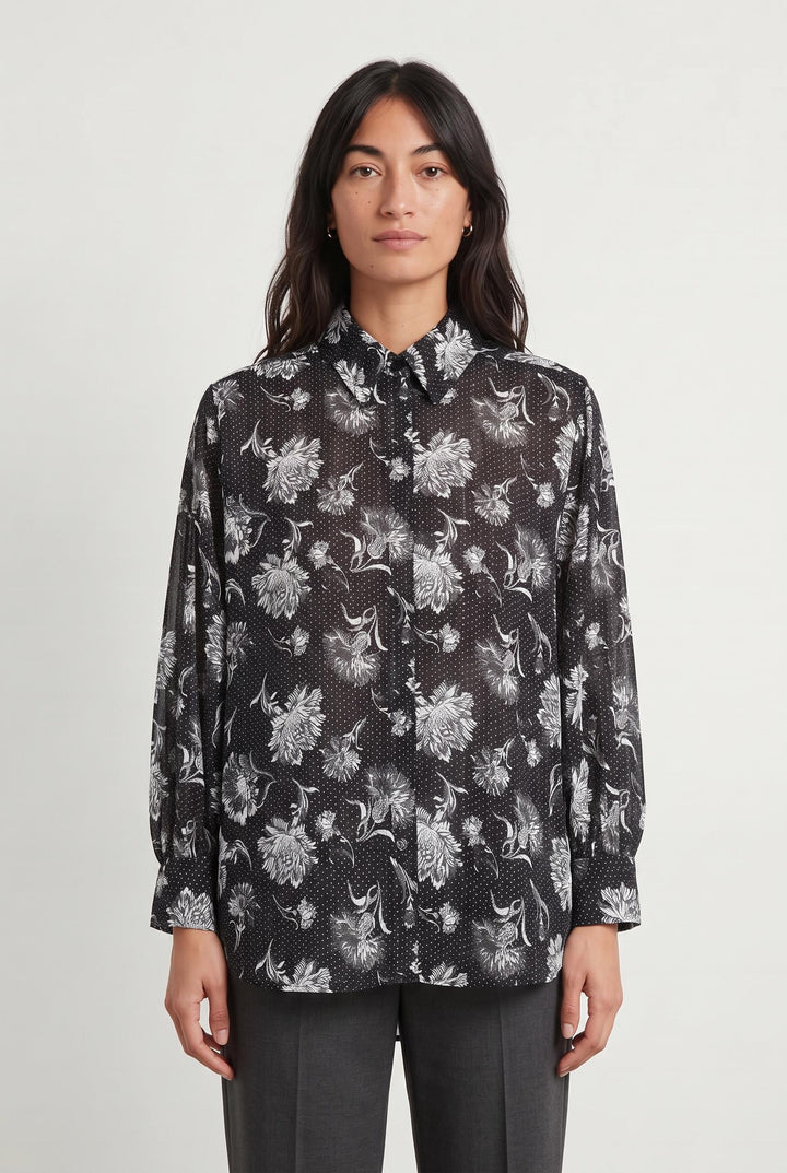 Chemisier Noire - Taille S/36