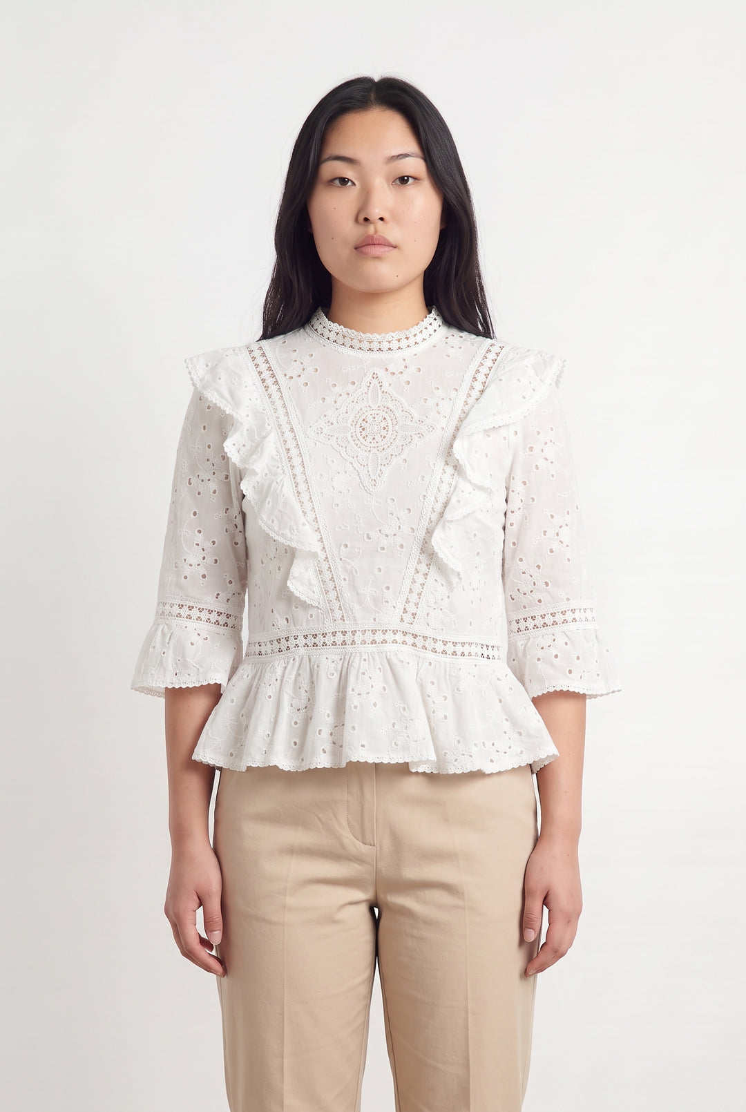 Top Beige - Taille L/40