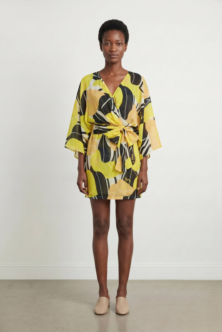 Robe Courte Jaune - Taille S/36