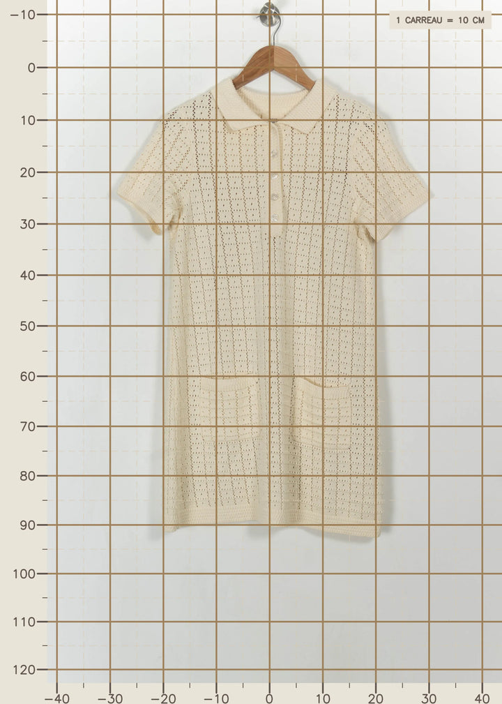 Robe Polo Beige - Taille S/36 de la marque Petite Mendigote | PARAD111070 - Vendu par Paradigme - Image 4