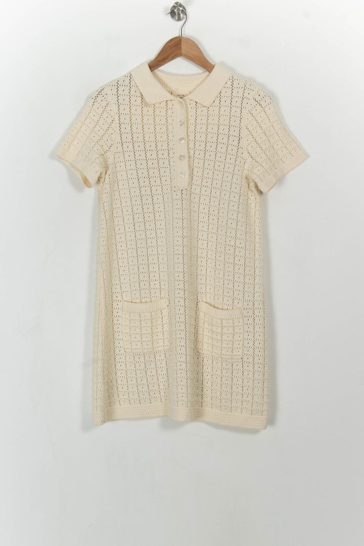 Robe Polo Beige - Taille S/36 de la marque Petite Mendigote | PARAD111070 - Vendu par Paradigme - Image 2