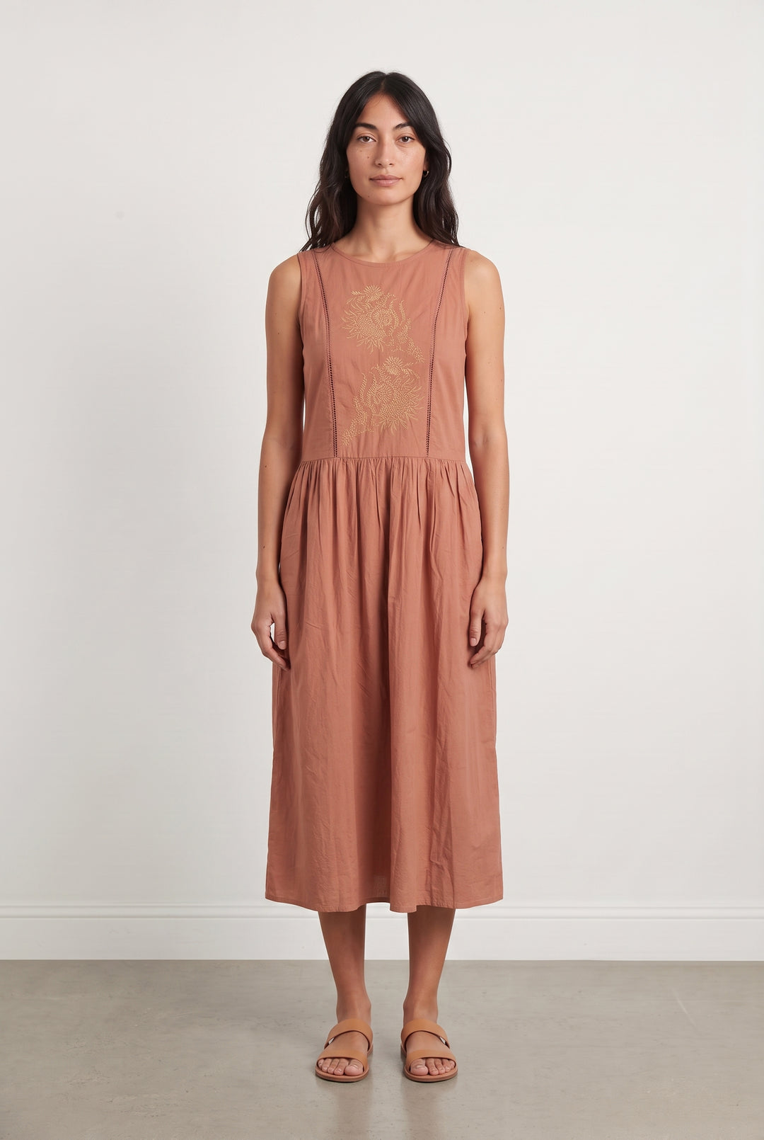 Robe Longue Rose - Taille S/36 de la marque Léon & Harper | PARAD111071 - Vendu par Paradigme - Image 1