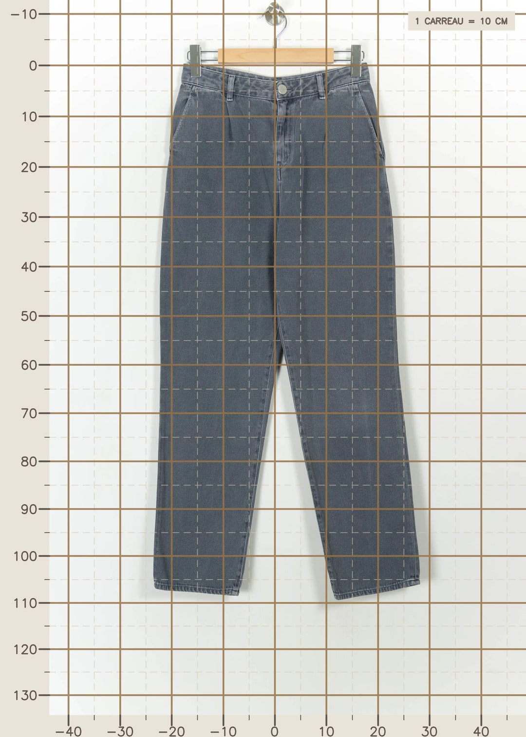 Jean Gris - Taille L/40 de la marque Léon & Harper | PARAD111073 - Vendu par Paradigme - Image 4