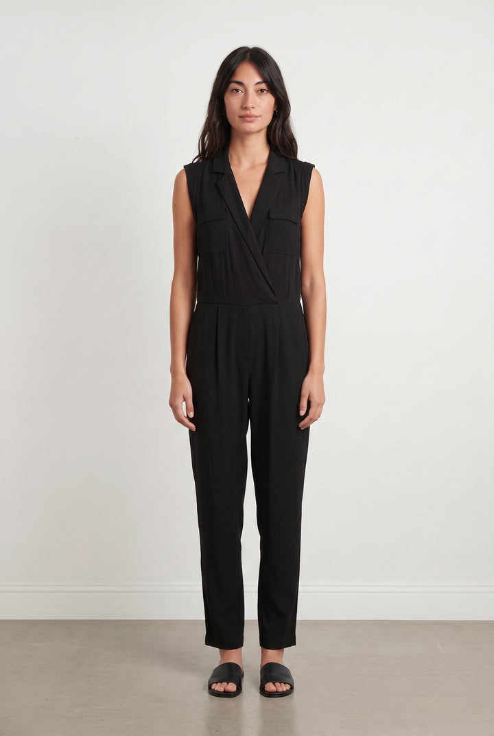 Combinaison Pantalon Noire - Taille M/38 de la marque Caroll | PARAD111075 - Vendu par Paradigme - Image 1