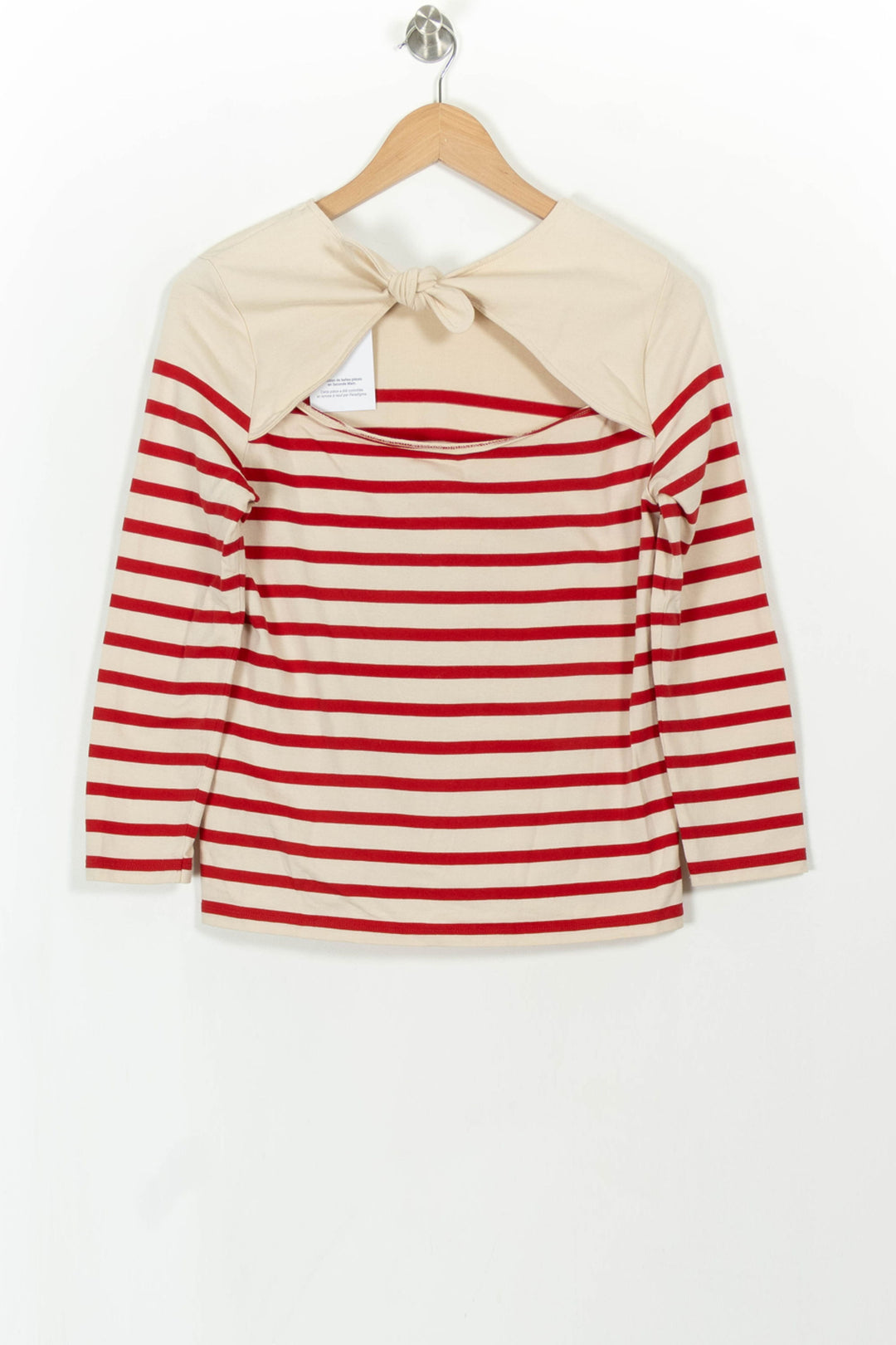 Marinière Rouge et Blanche - Taille M/38 de la marque Sézane | PARAD111076 - Vendu par Paradigme - Image 5