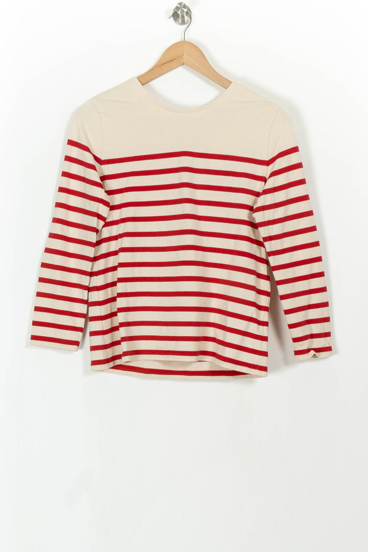 Marinière Rouge et Blanche - Taille M/38 de la marque Sézane | PARAD111076 - Vendu par Paradigme - Image 2