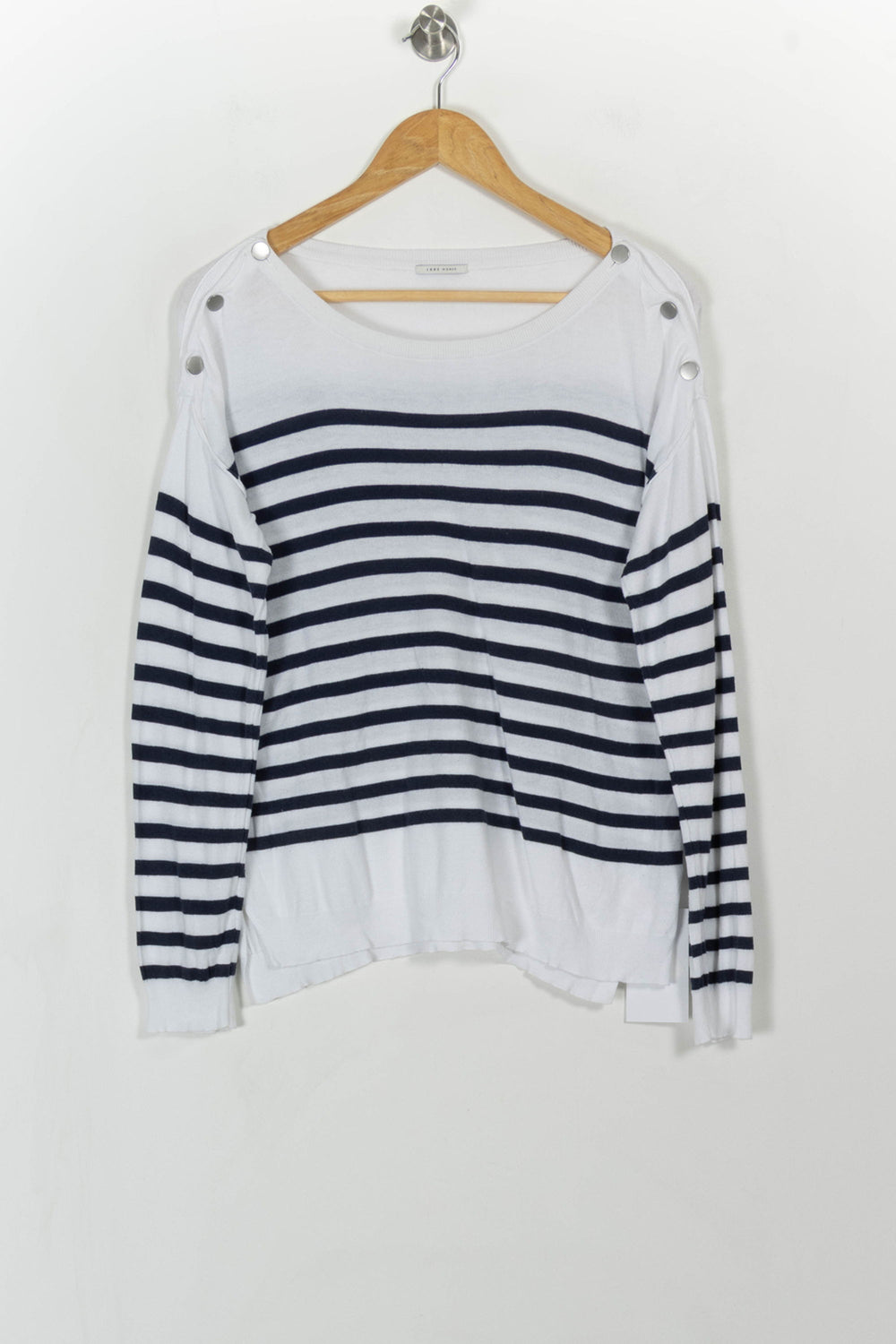 Marinière Blanc et Bleu - Taille L/40 de la marque IKKS | PARAD111078 - Vendu par Paradigme - Image 2