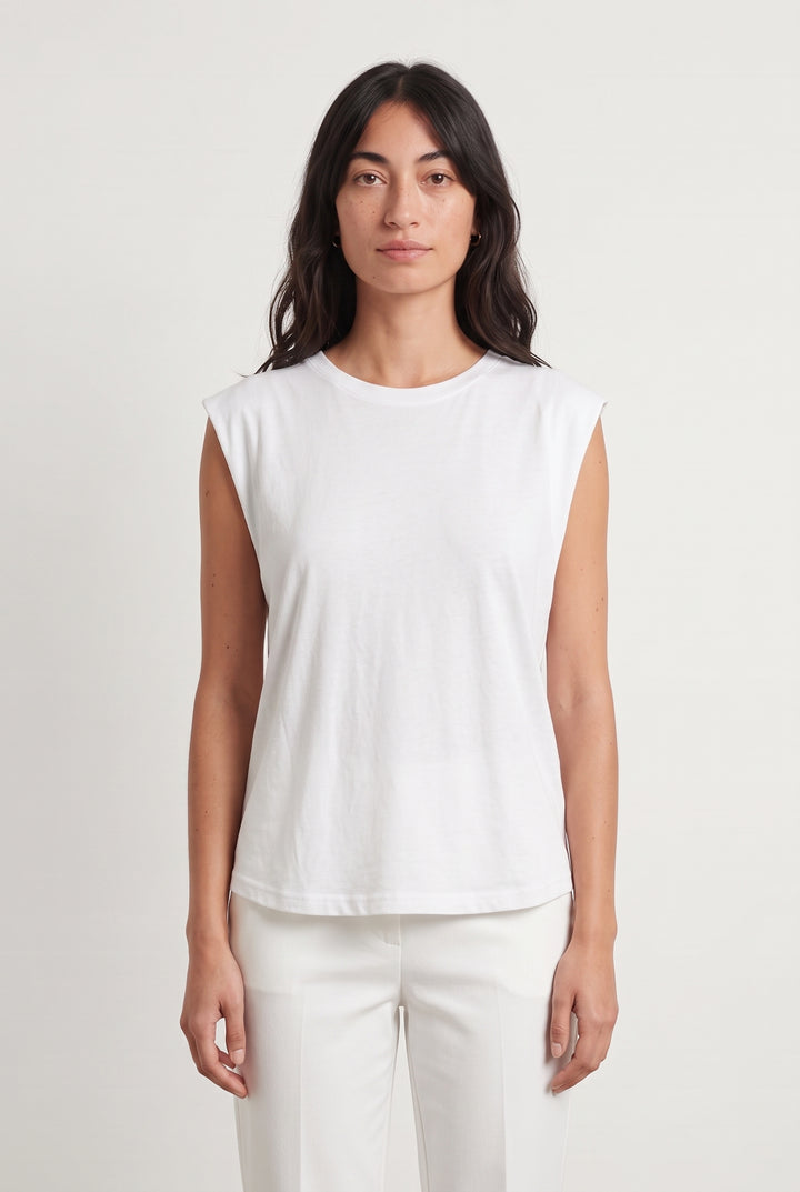 Débardeur Blanc - Taille M/38 de la marque La Petite Etoile | PARAD111080 - Vendu par Paradigme - Image 1