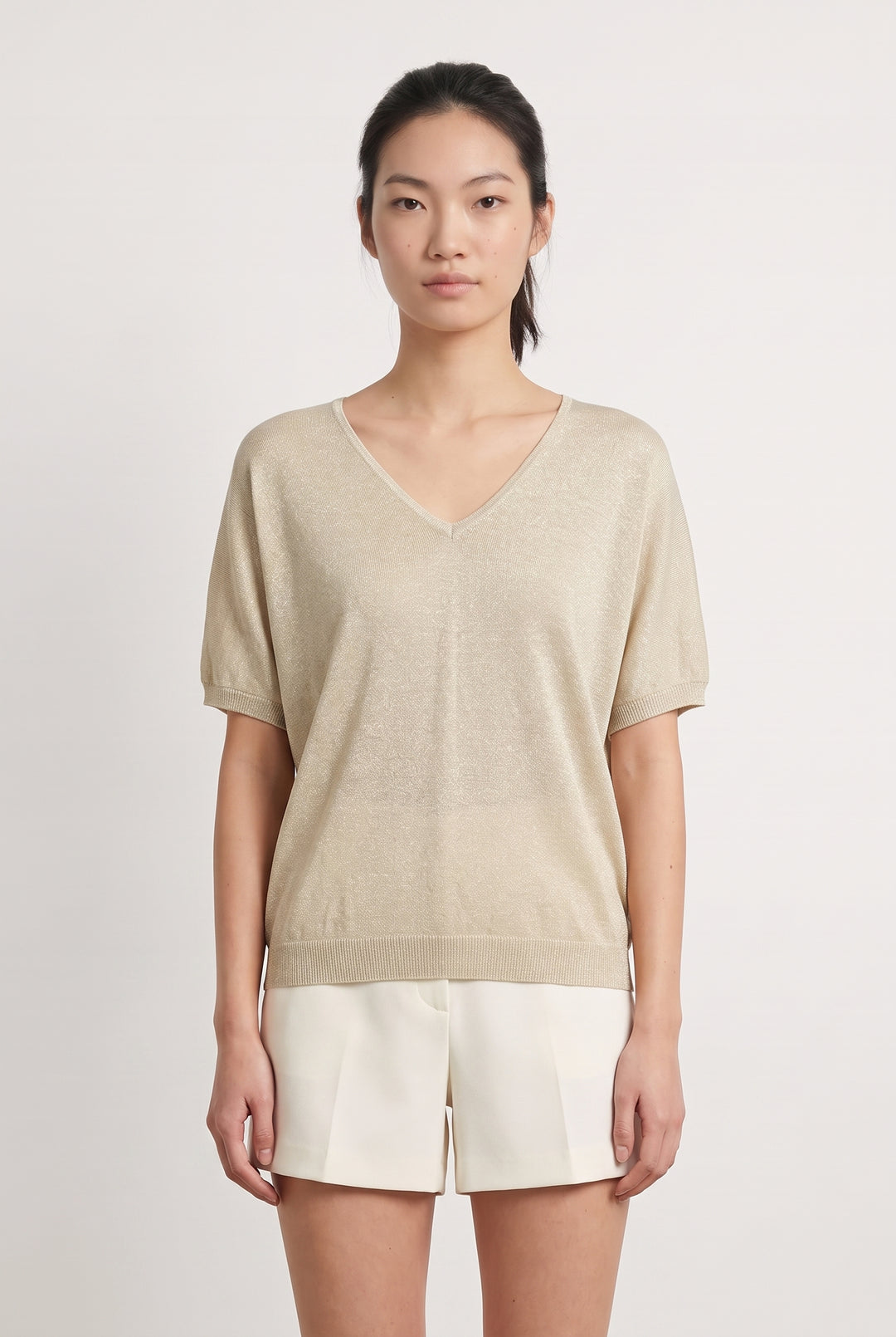 Pull Doré - Taille S/36 de la marque Caroll | PARAD111088 - Vendu par Paradigme - Image 1