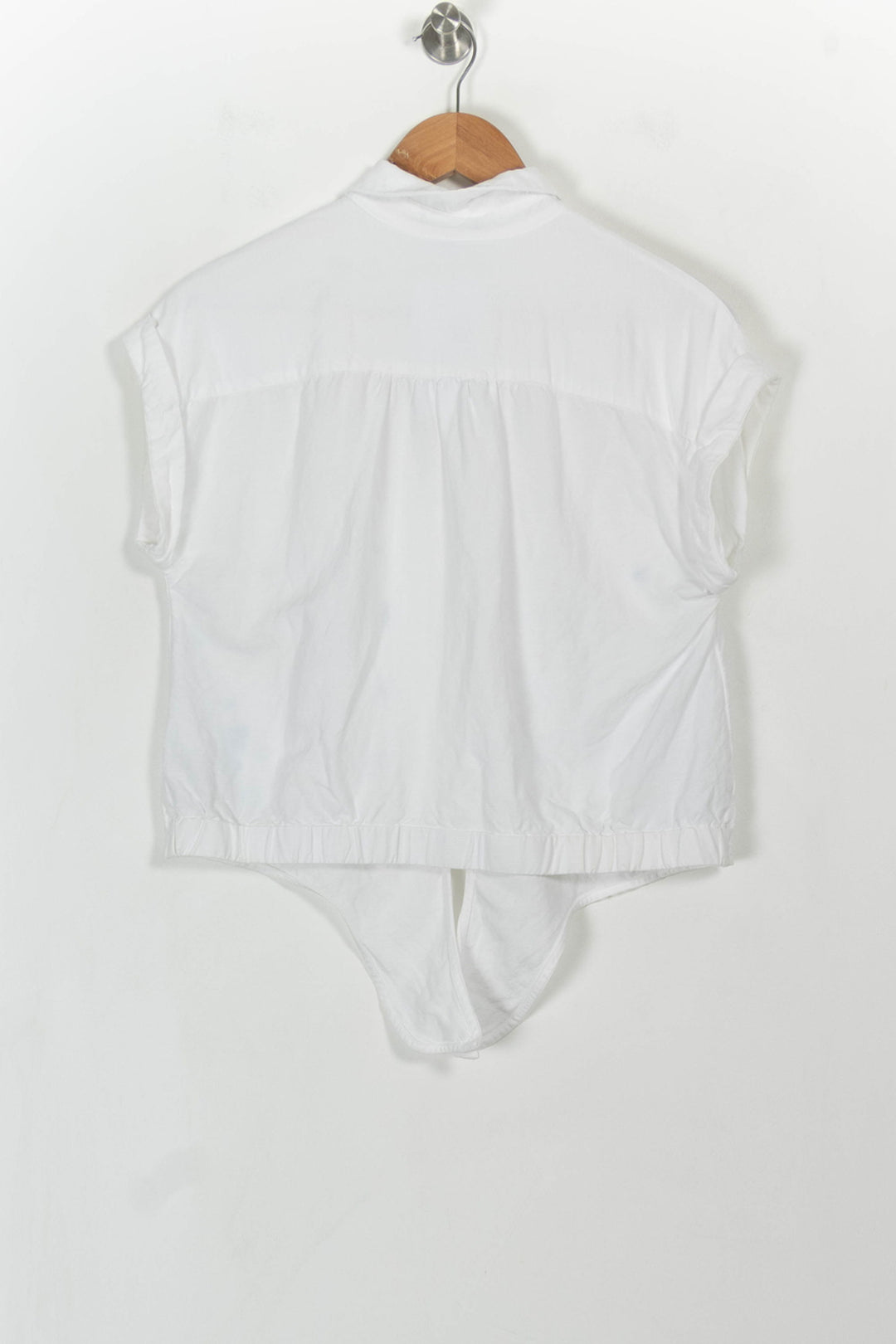 Chemise Blanche et Bleue - Taille M/38 de la marque Caroll | PARAD111091 - Vendu par Paradigme - Image 5