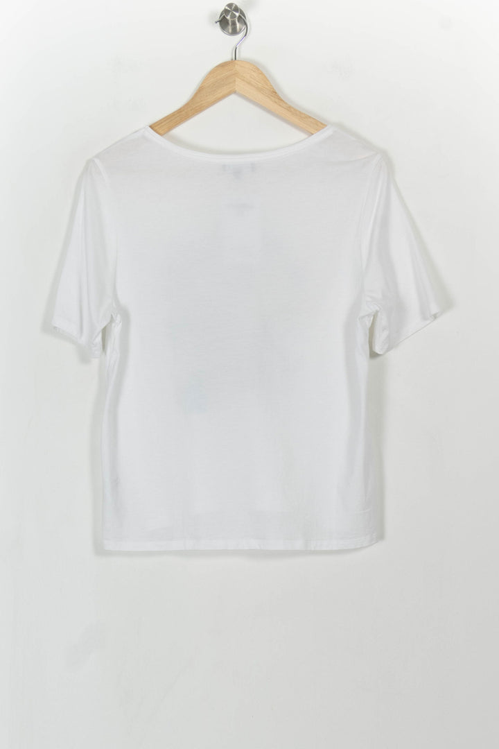 Tee-shirt Blanc - Taille M/38 de la marque Caroll | PARAD111092 - Vendu par Paradigme - Image 5