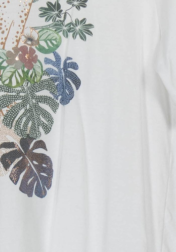 Tee-shirt Blanc - Taille M/38 de la marque Caroll | PARAD111092 - Vendu par Paradigme - Image 3