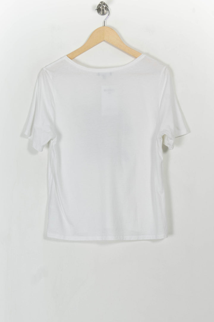 Tee-shirt Blanc - Taille M/38 de la marque Caroll | PARAD111096 - Vendu par Paradigme - Image 5