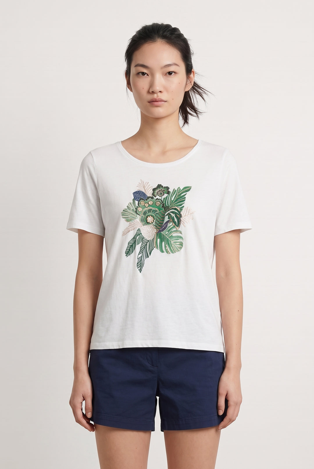 Tee-shirt Blanc - Taille M/38 de la marque Caroll | PARAD111096 - Vendu par Paradigme - Image 1