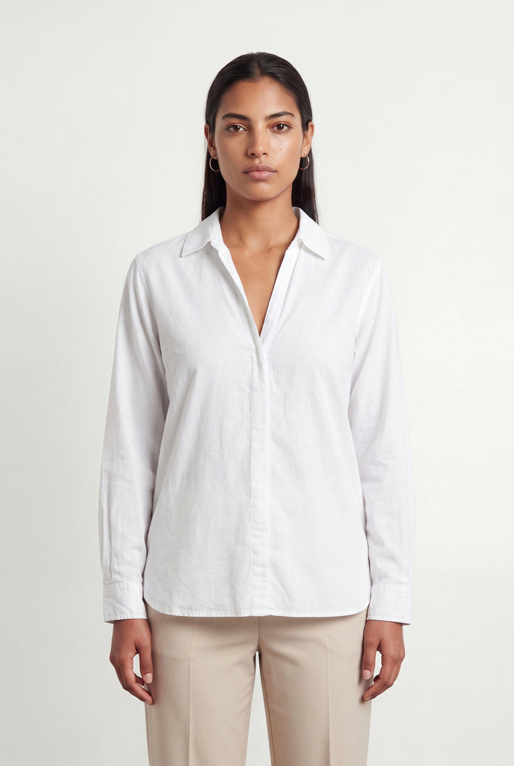 Chemise Blanche - Taille L/40 de la marque Maison 123 | PARAD111098 - Vendu par Paradigme - Image 1