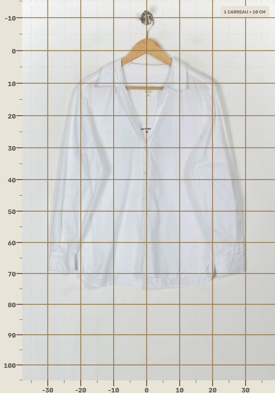 Chemise Blanche - Taille L/40 de la marque Maison 123 | PARAD111098 - Vendu par Paradigme - Image 4