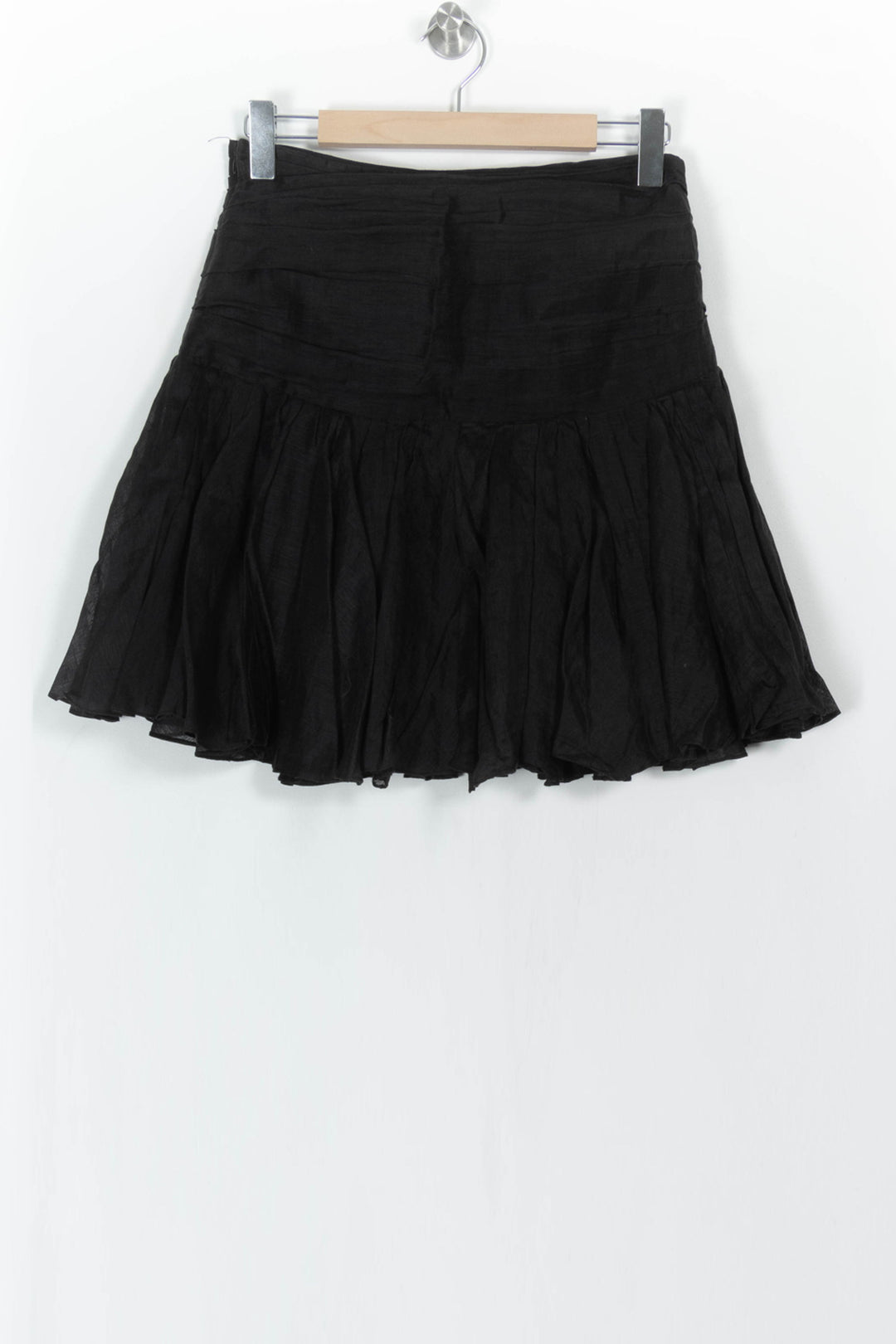 Jupe Plissée Noire - Taille M/38 de la marque Sandro | PARAD111100 - Vendu par Paradigme - Image 5