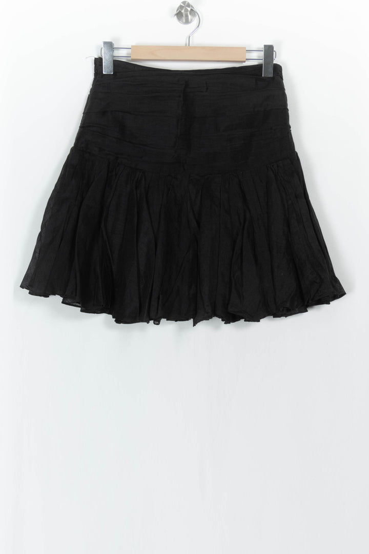 Jupe Plissée Noire - Taille M/38 de la marque Sandro | PARAD111100 - Vendu par Paradigme - Image 5