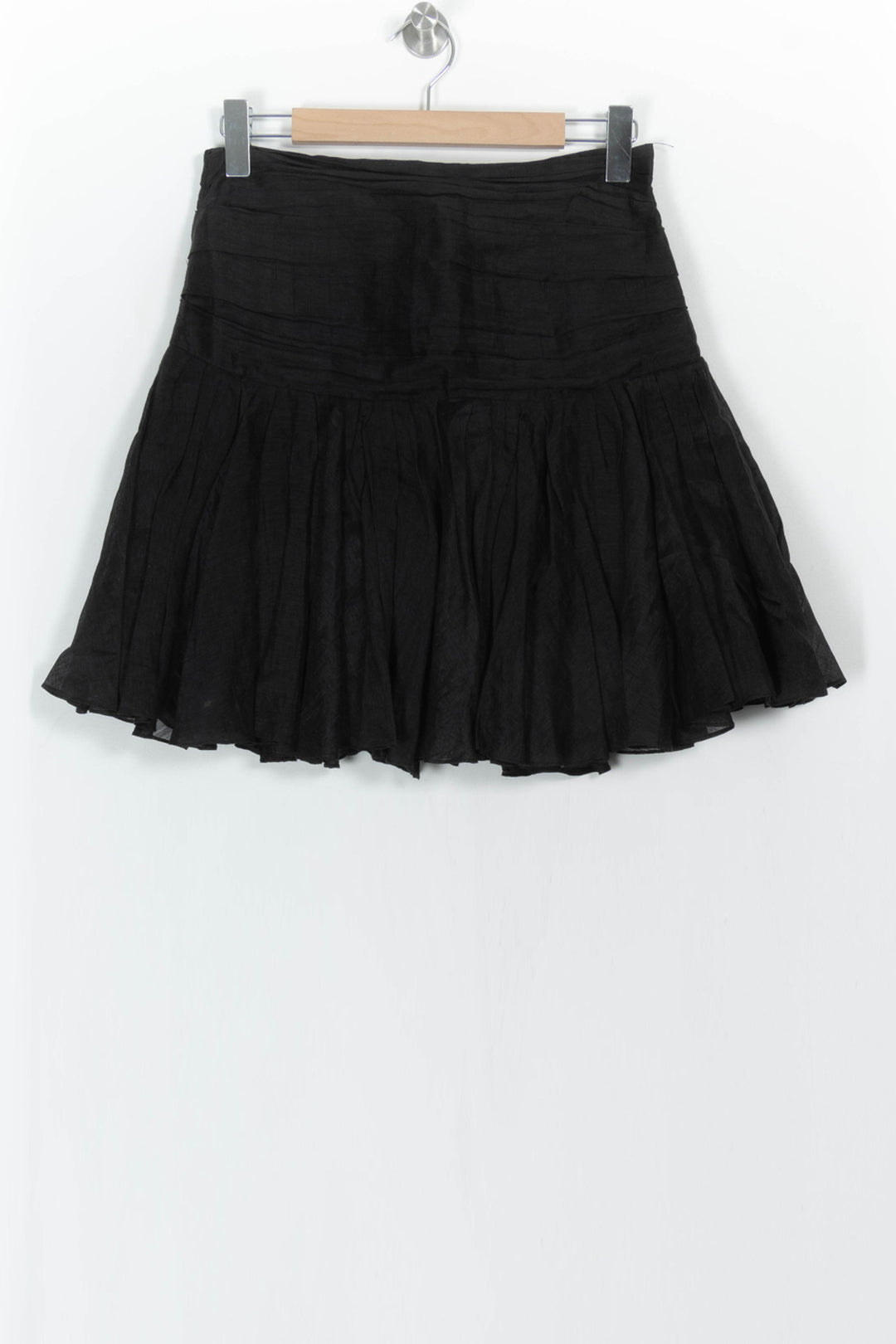 Jupe Plissée Noire - Taille M/38 de la marque Sandro | PARAD111100 - Vendu par Paradigme - Image 2