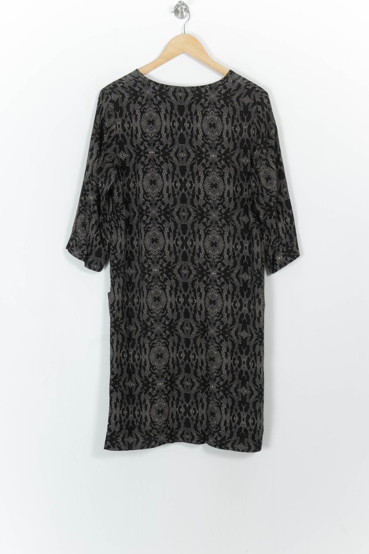 Robe Noire et Grise - Taille M/38 de la marque La Fée Maraboutée | PARAD111102 - Vendu par Paradigme - Image 5