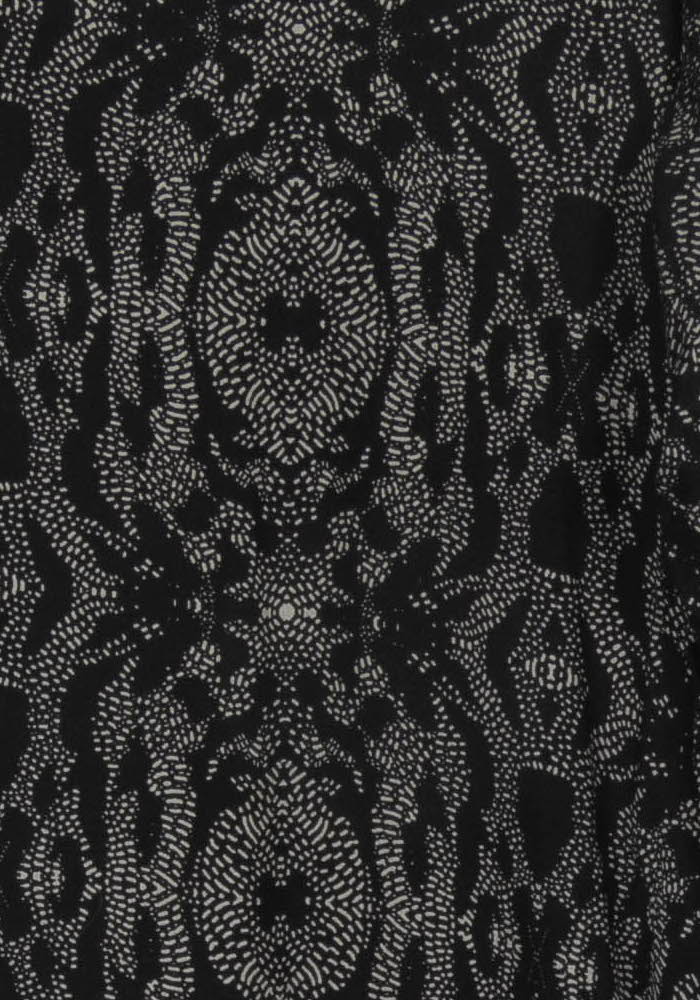 Robe Noire et Grise - Taille M/38 de la marque La Fée Maraboutée | PARAD111102 - Vendu par Paradigme - Image 3