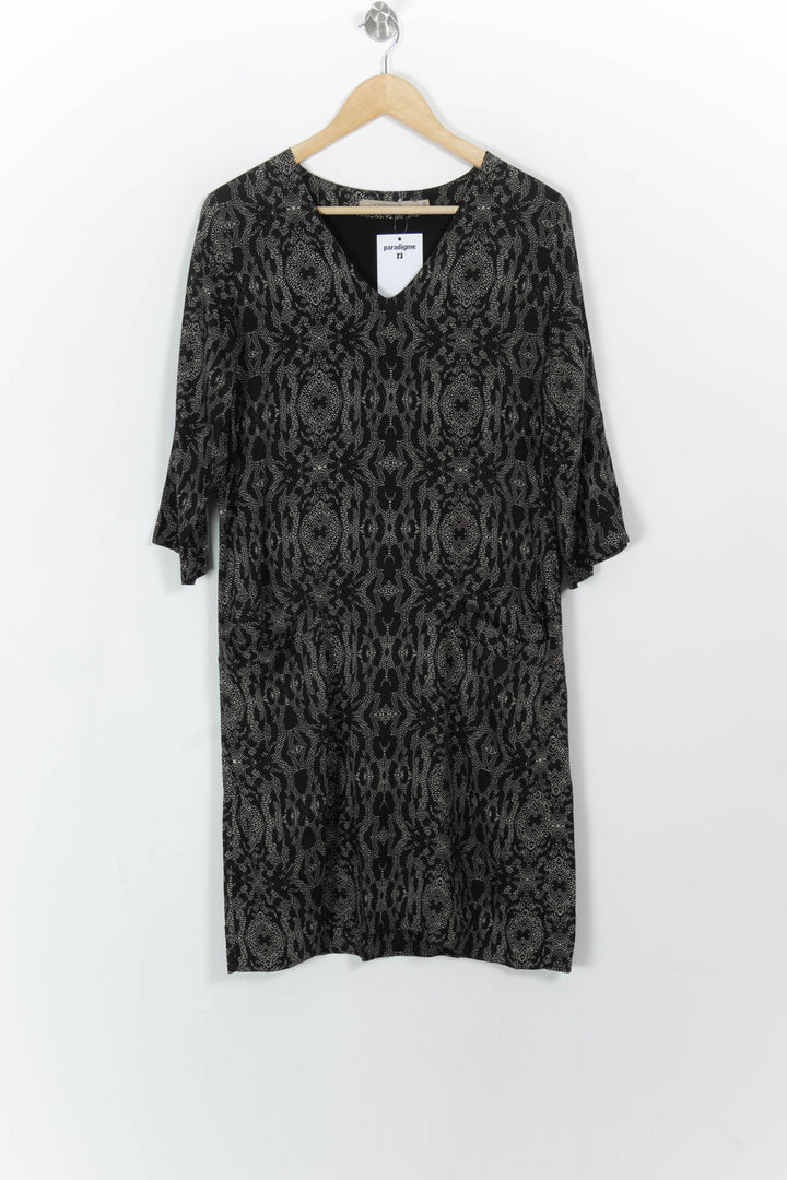 Robe Noire et Grise - Taille M/38 de la marque La Fée Maraboutée | PARAD111102 - Vendu par Paradigme - Image 2