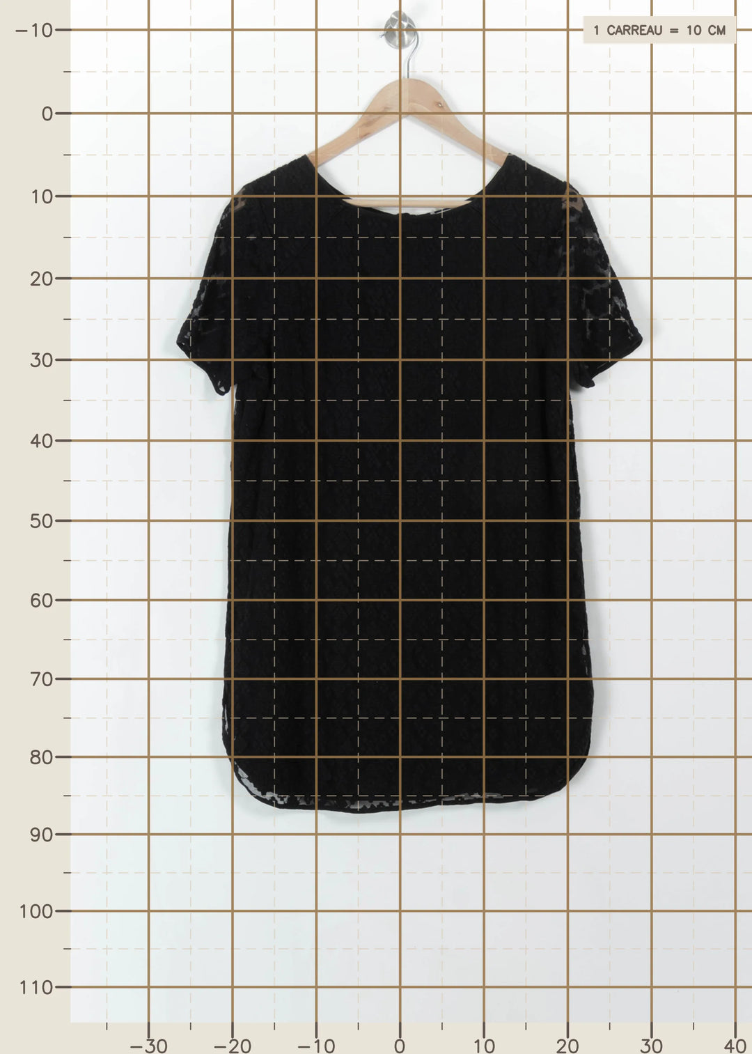 Robe Droite Noire - Taille M/38 de la marque Sézane | PARAD111103 - Vendu par Paradigme - Image 4