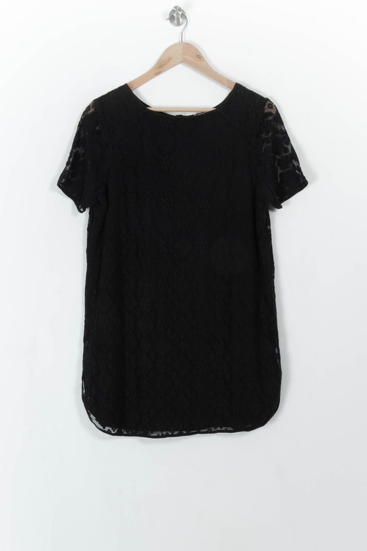Robe Droite Noire - Taille M/38 de la marque Sézane | PARAD111103 - Vendu par Paradigme - Image 2