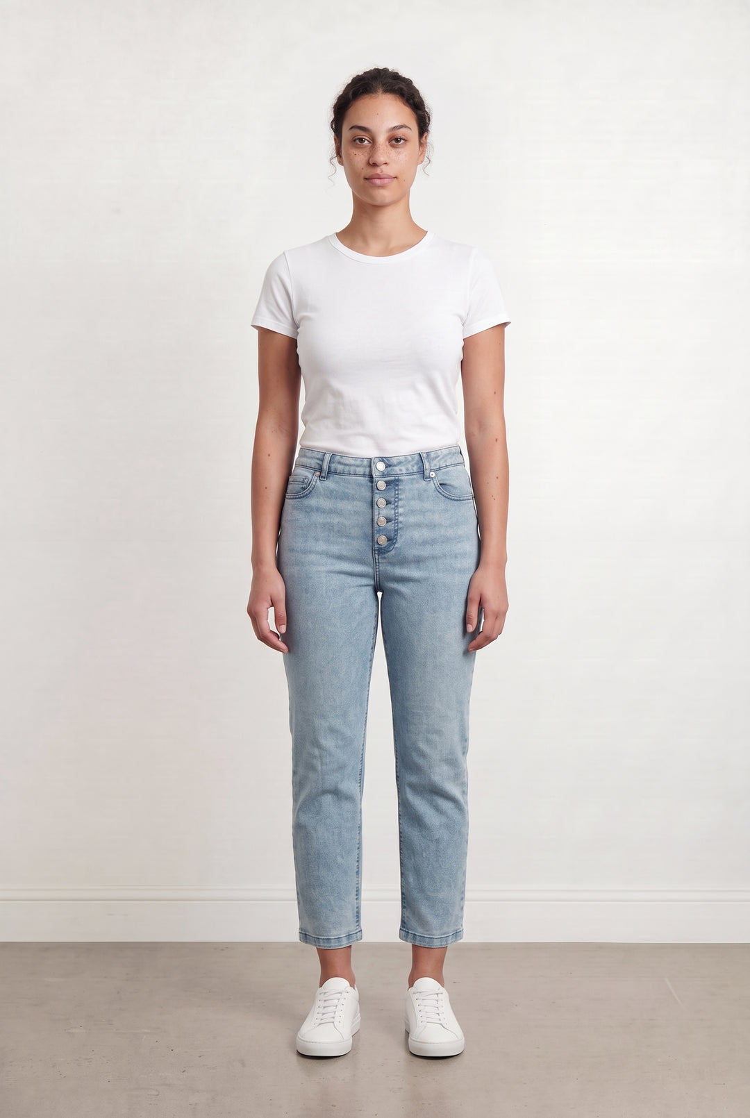 Jean Droit Bleu - Taille L/40 de la marque IKKS | PARAD111108 - Vendu par Paradigme - Image 1
